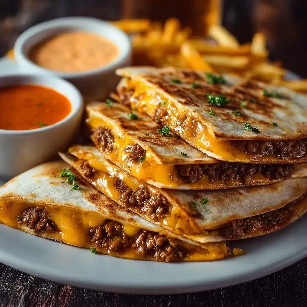 Smashburger Quesadillas Recipe - Recipe Image