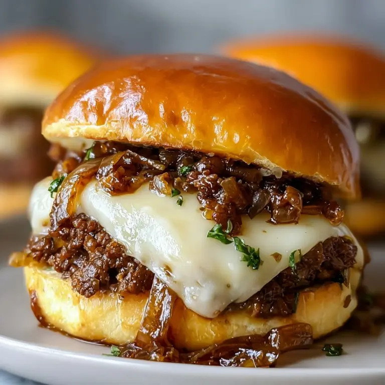 Irresistible French Onion Beef Sloppy Joes Recipe
