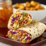 Thai Peanut Chicken Wraps Recipe