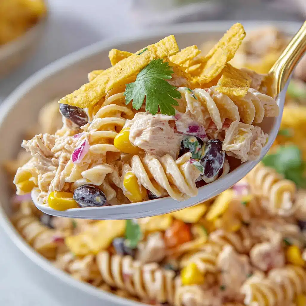 BBQ Chicken Pasta Salad Recipe - Recipe Image