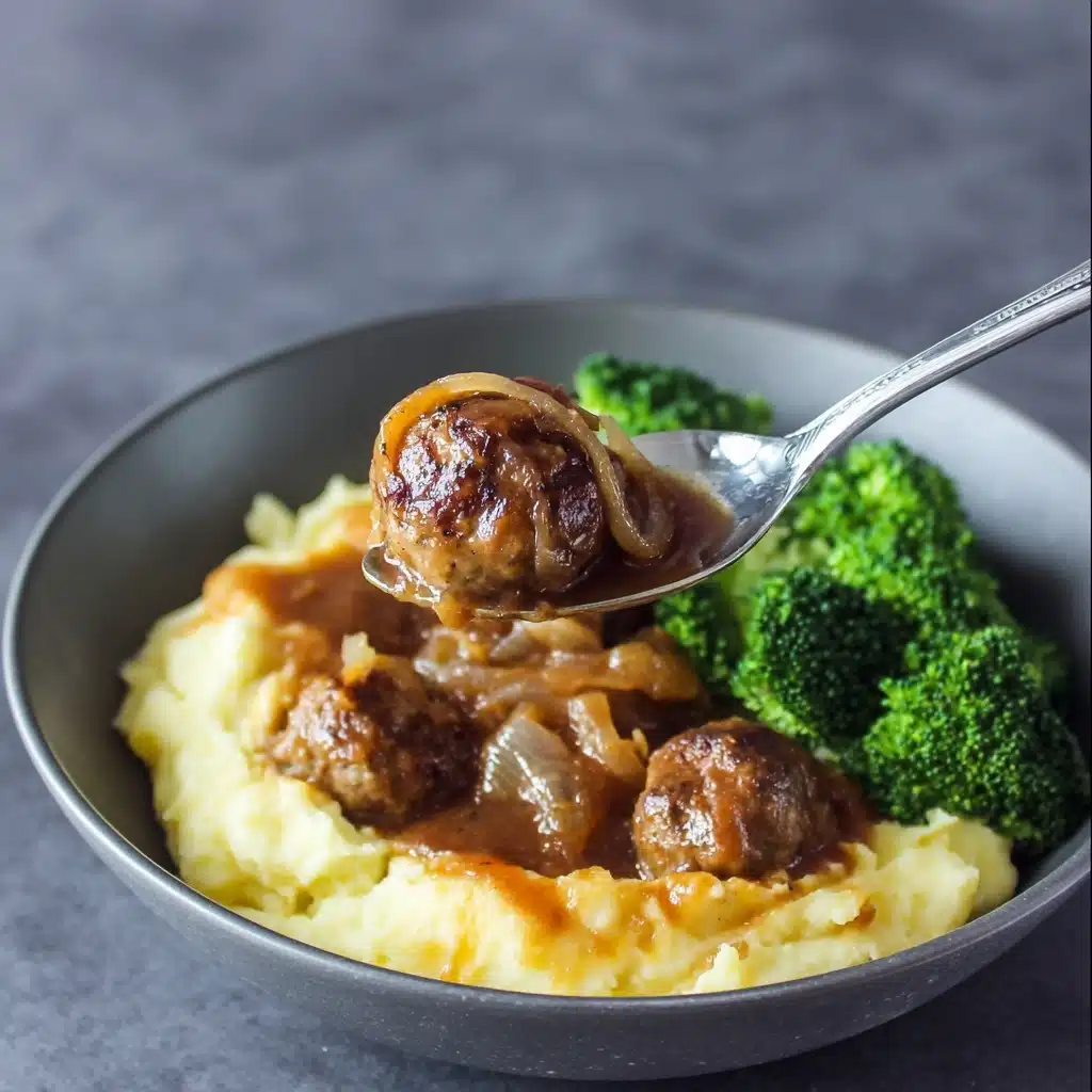 Meatball & Mashed Potato Bake Recipe - Recipe Image