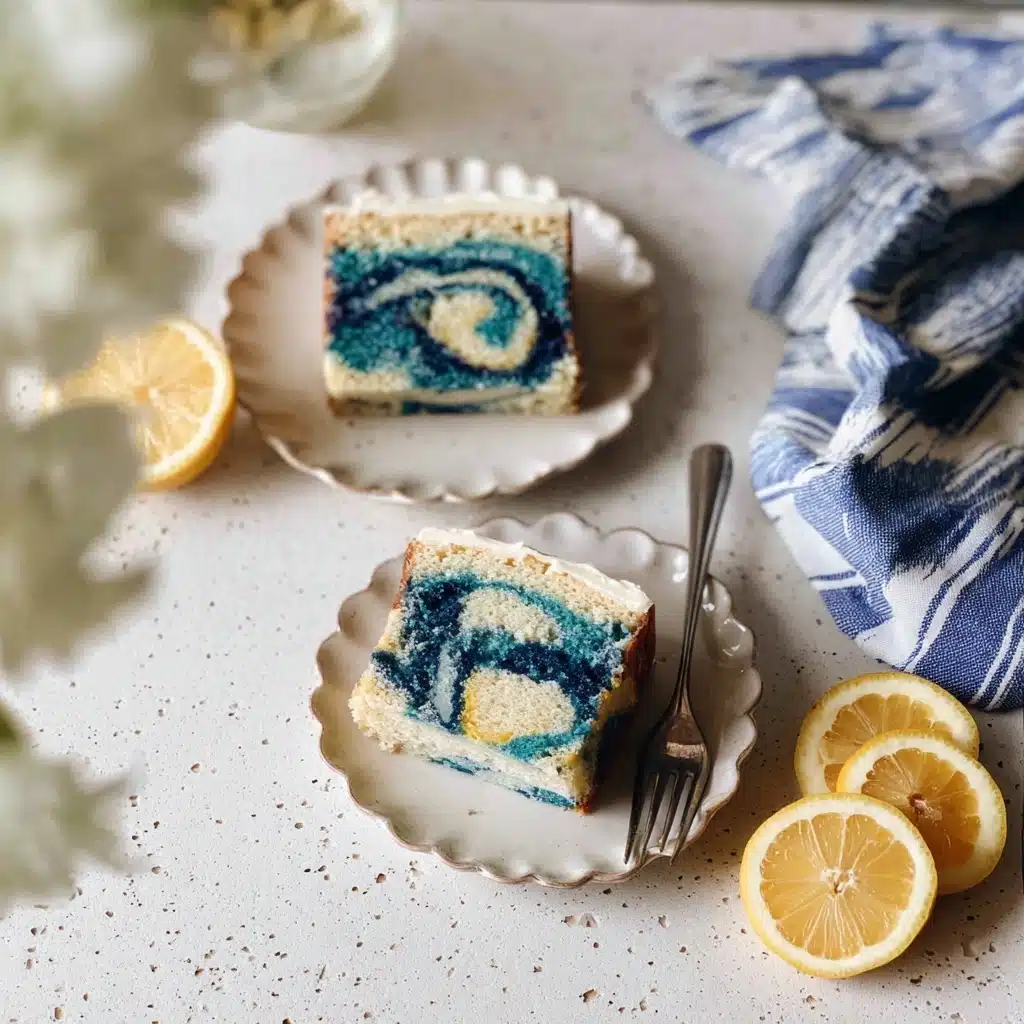 Baking with Color: Butterfly Pea Flower Loaf Cake Recipe - Recipe Image