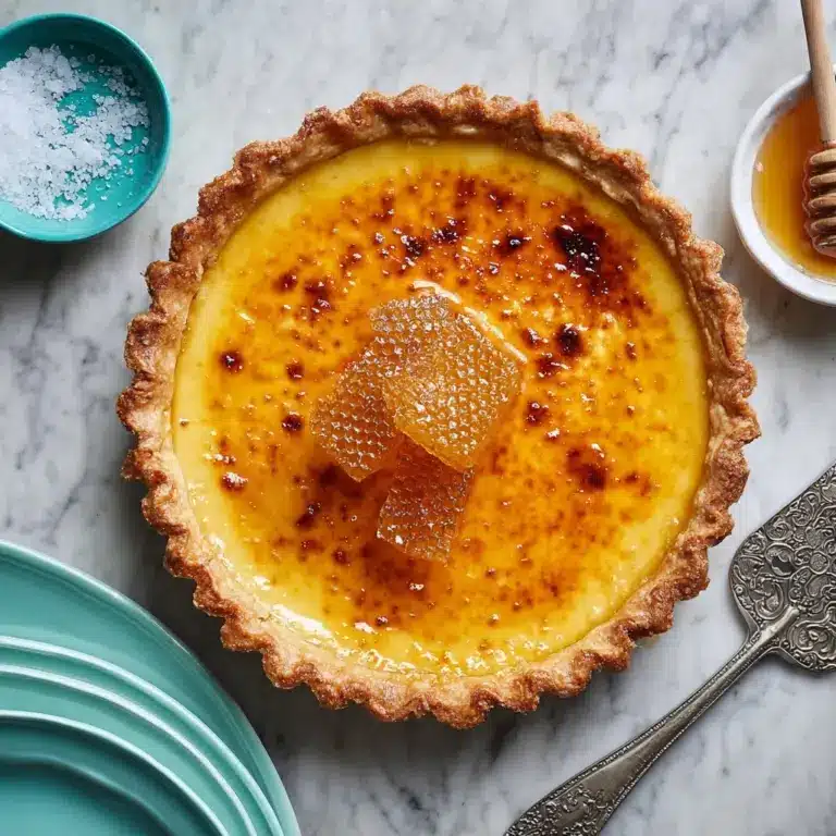 Golden Greek Honey Pie (Melopita) Recipe