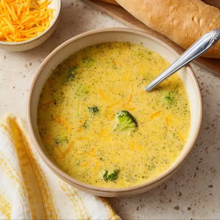 Instant Pot Broccoli Cheddar Soup Recipe