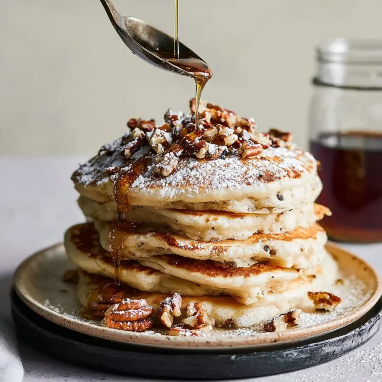 Fluffy Pecan Pancakes Recipe
