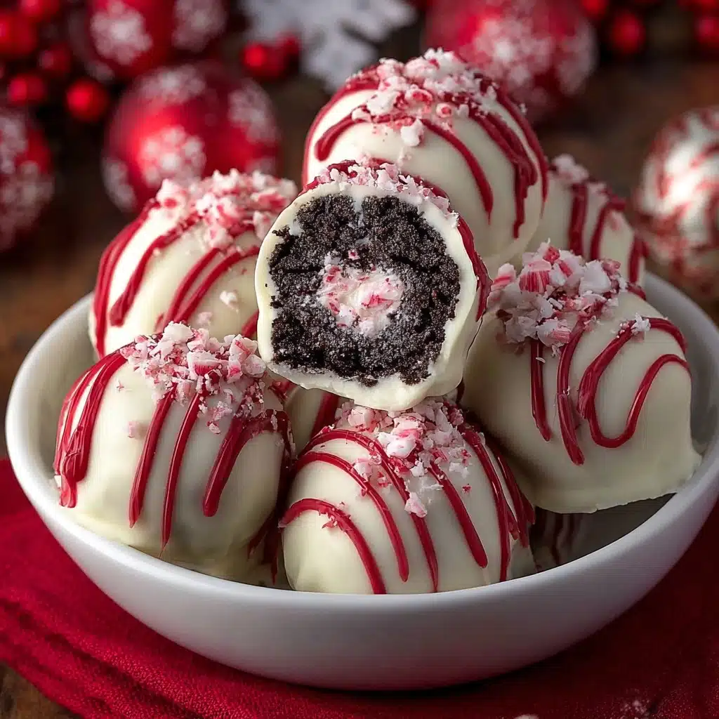 5-Ingredient Candy Cane Truffles That Wow Holiday Guests Recipe - Recipe Image