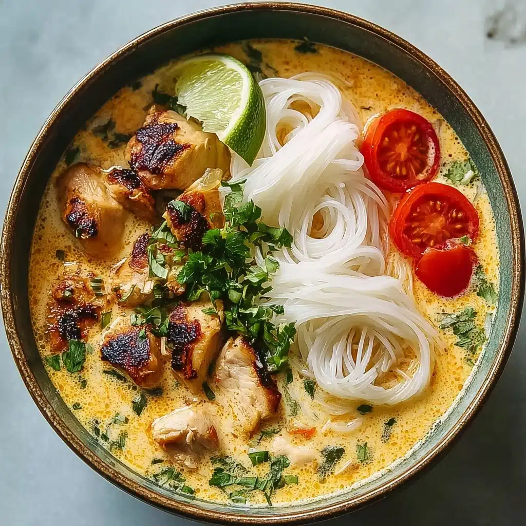 Easy Thai Chicken Soup Recipe - Recipe Image