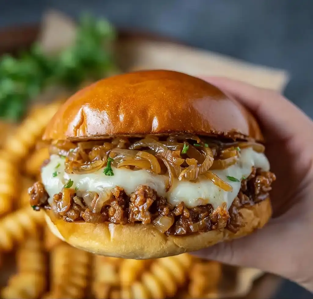 Irresistible French Onion Beef Sloppy Joes Recipe