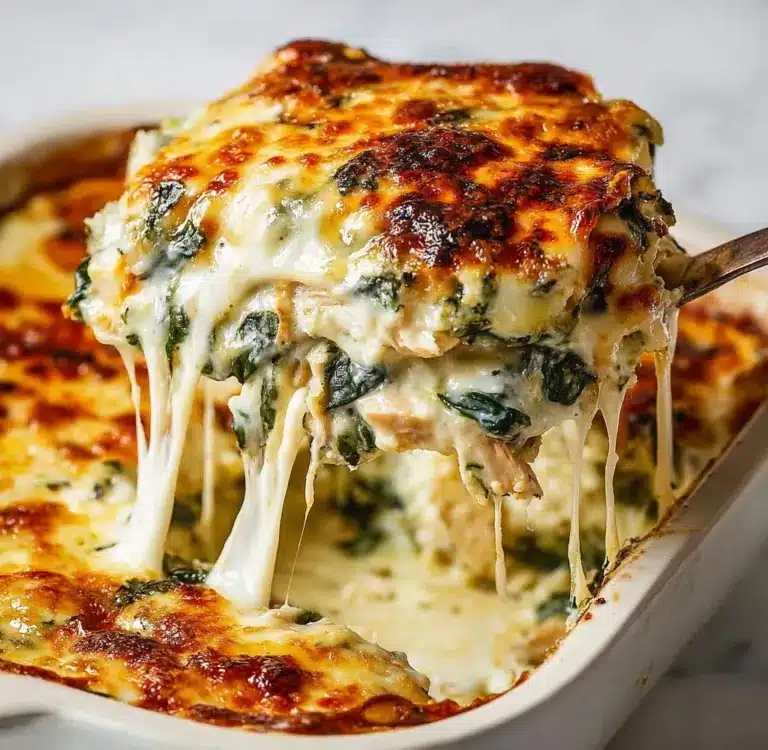 Chicken and Spinach Casserole with Cream Cheese Recipe