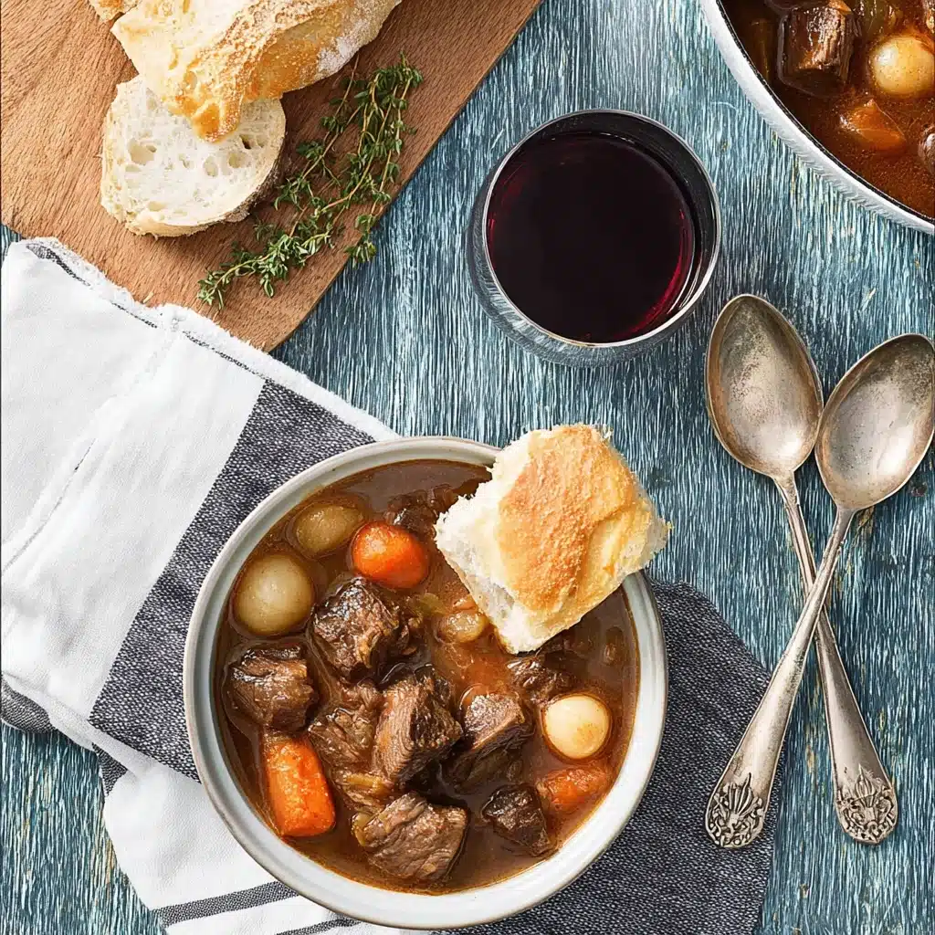 Slow Cooker Beef Bourguignon Recipe - Recipe Image