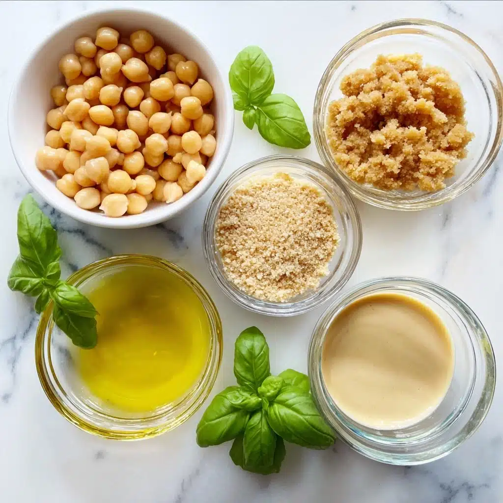 Lemon Basil Hummus Recipe - Recipe Image