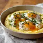 Creamy Polenta with Poached Eggs Recipe