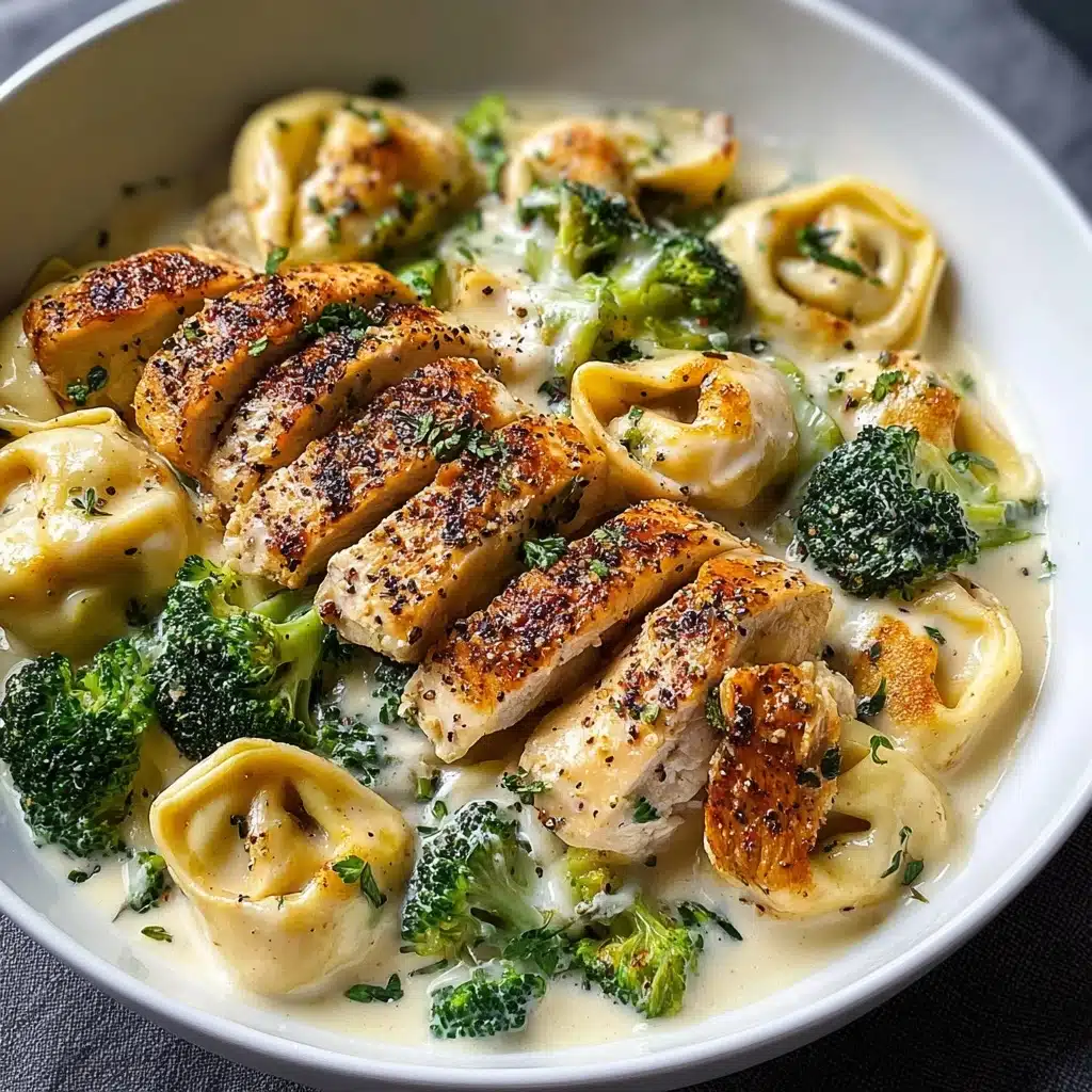 Garlic Parmesan Chicken Tortellini Recipe - Recipe Image