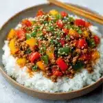 Beef Pepper Rice Bowl is a delicious meal option Recipe