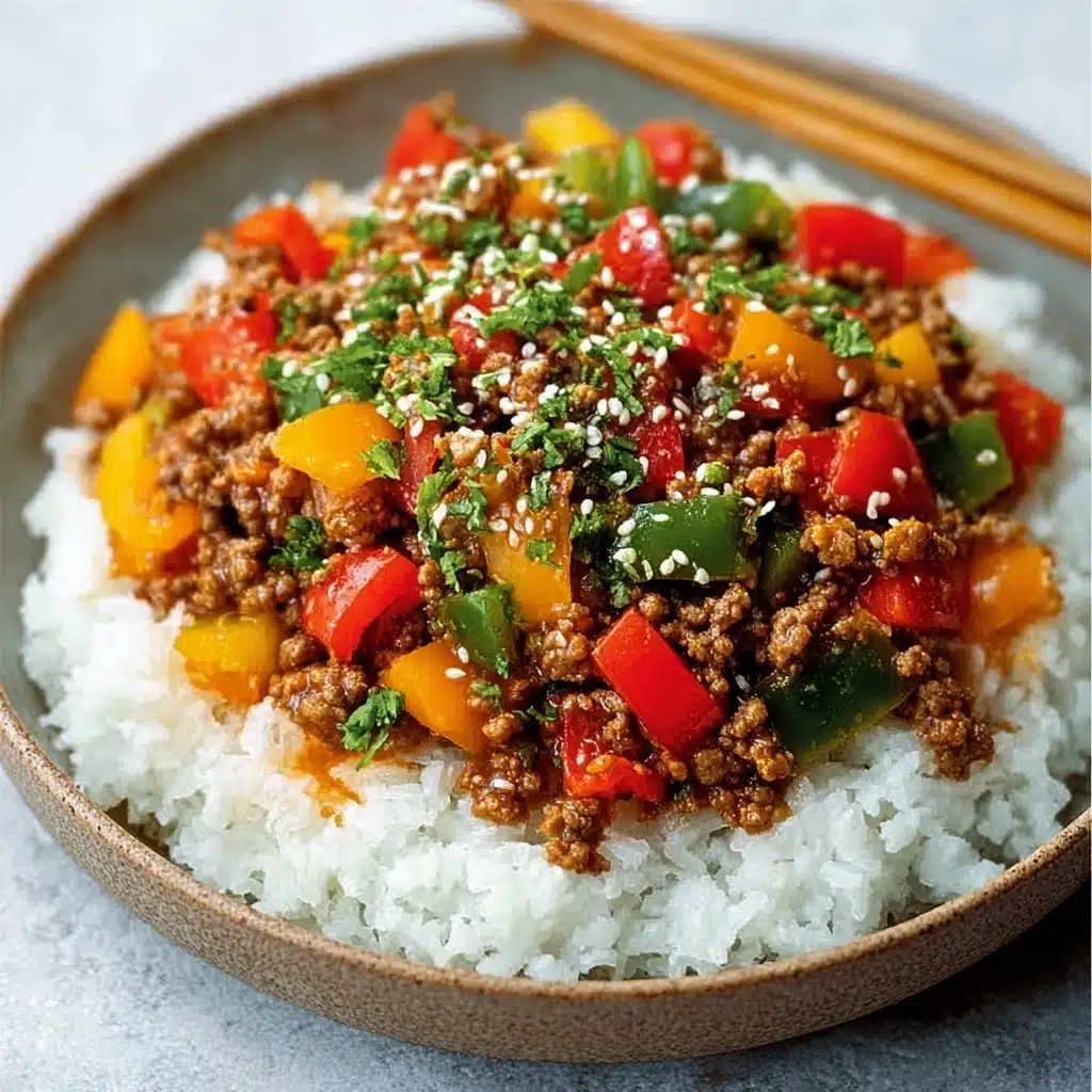Beef Pepper Rice Bowl is a delicious meal option Recipe - Recipe Image