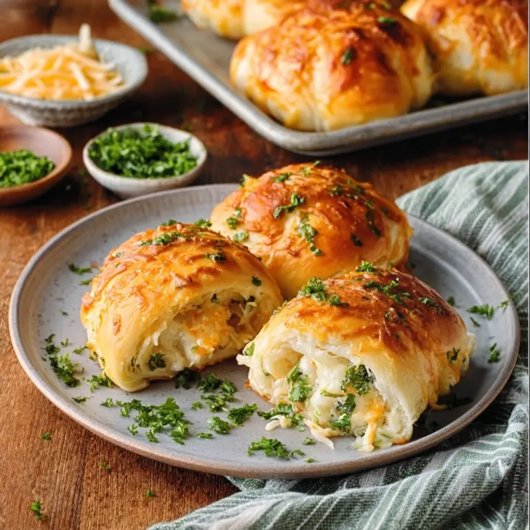 Cheesy Chicken Crescent Rolls: A Must-Try Comfort Food! Recipe