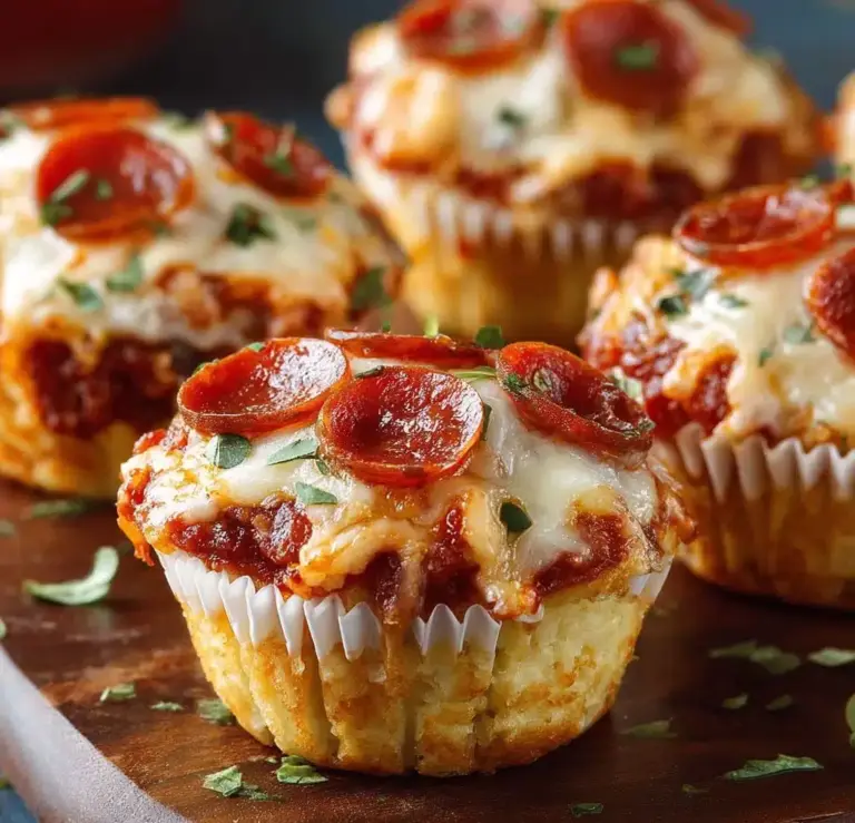 Deep Dish Pizza Cupcakes Recipe