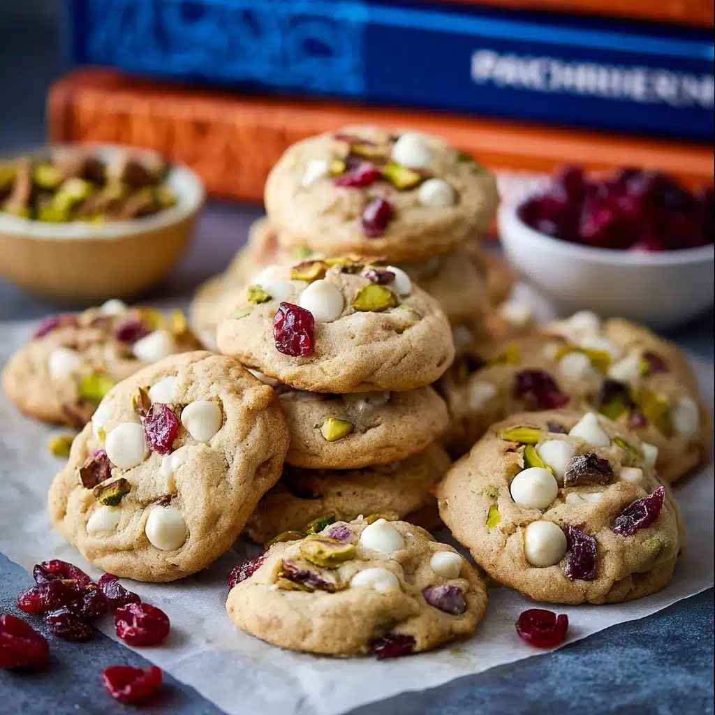 White Chocolate Cranberry Pistachio Cookies Recipe - Recipe Image
