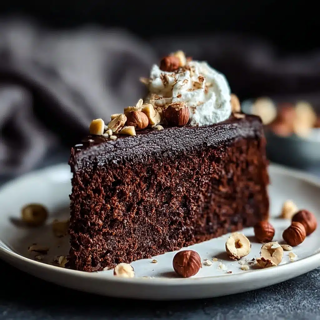 Easy Chocolate Hazelnut Cake Recipe - Recipe Image