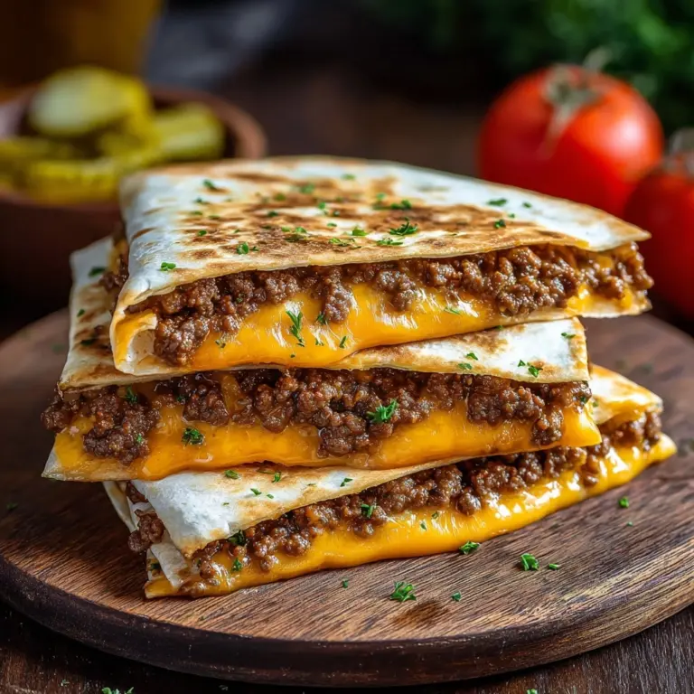 Smashburger Quesadillas Recipe