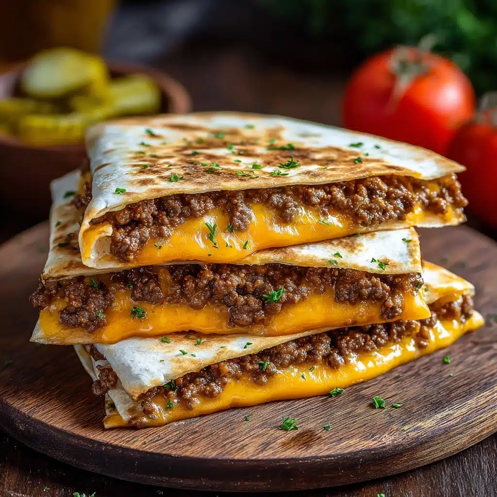 Smashburger Quesadillas Recipe - Recipe Image