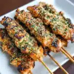 Ranch Garlic Parmesan Chicken Skewers Recipe