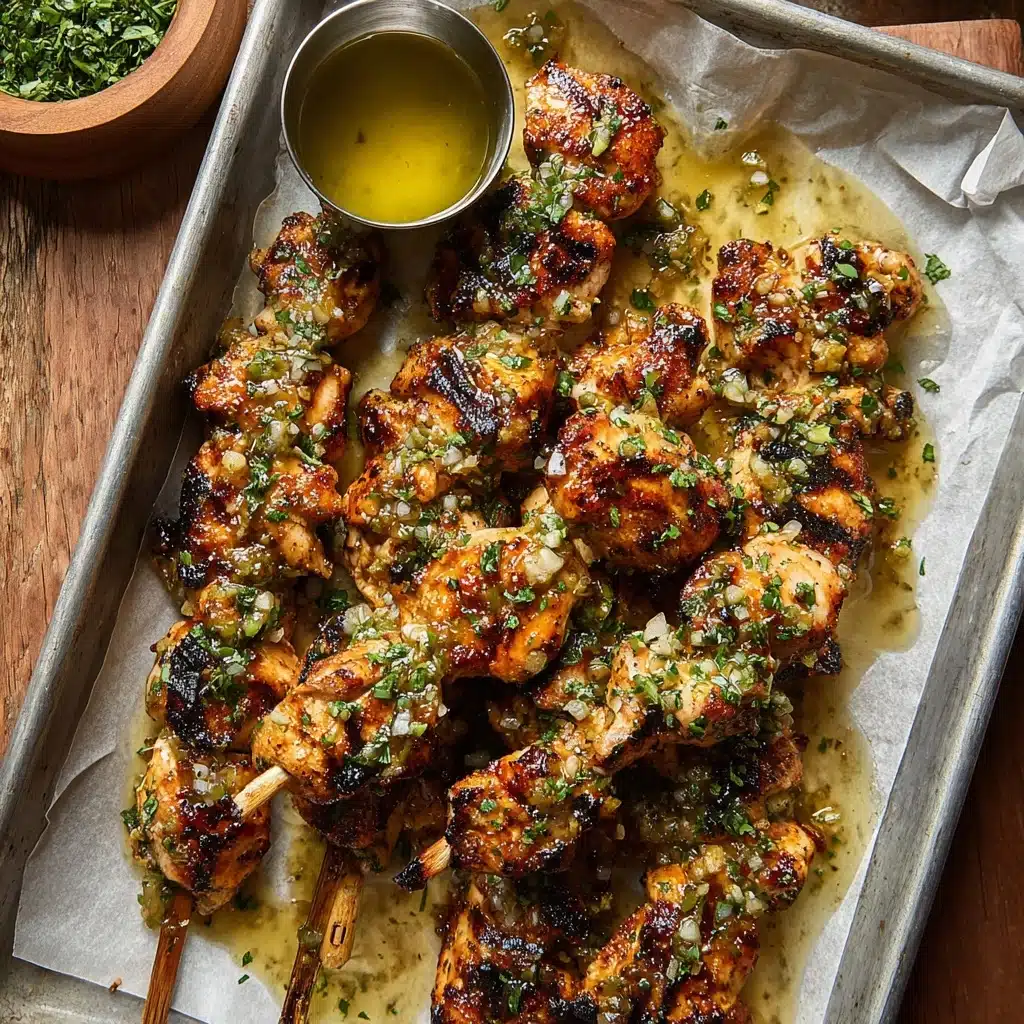 Ranch Garlic Parmesan Chicken Skewers Recipe - Recipe Image