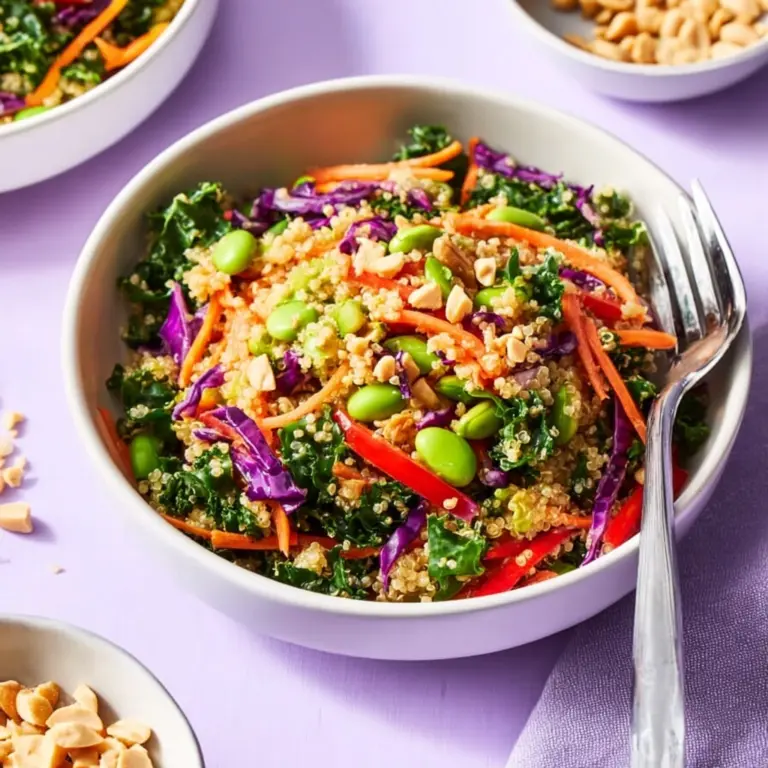 Thai Quinoa Crunch Salad: A Refreshing Healthy Delight! Recipe