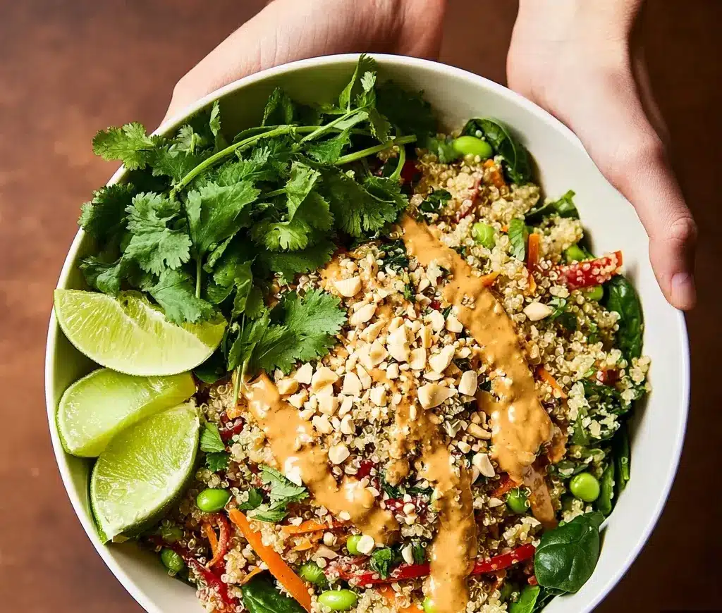 Thai Quinoa Crunch Salad: A Refreshing Healthy Delight! Recipe