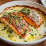 Baked Boursin Salmon Recipe