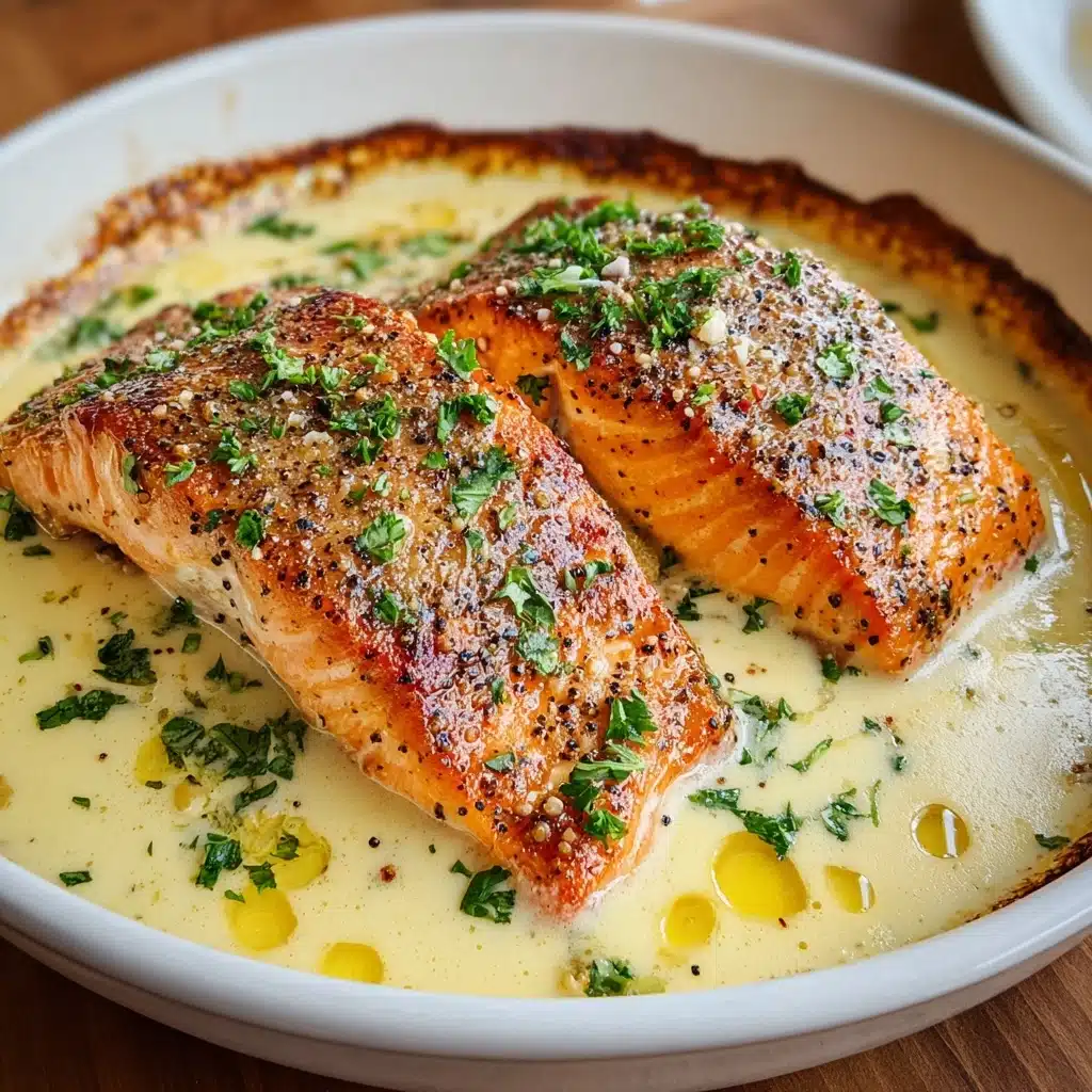 Baked Boursin Salmon Recipe - Recipe Image
