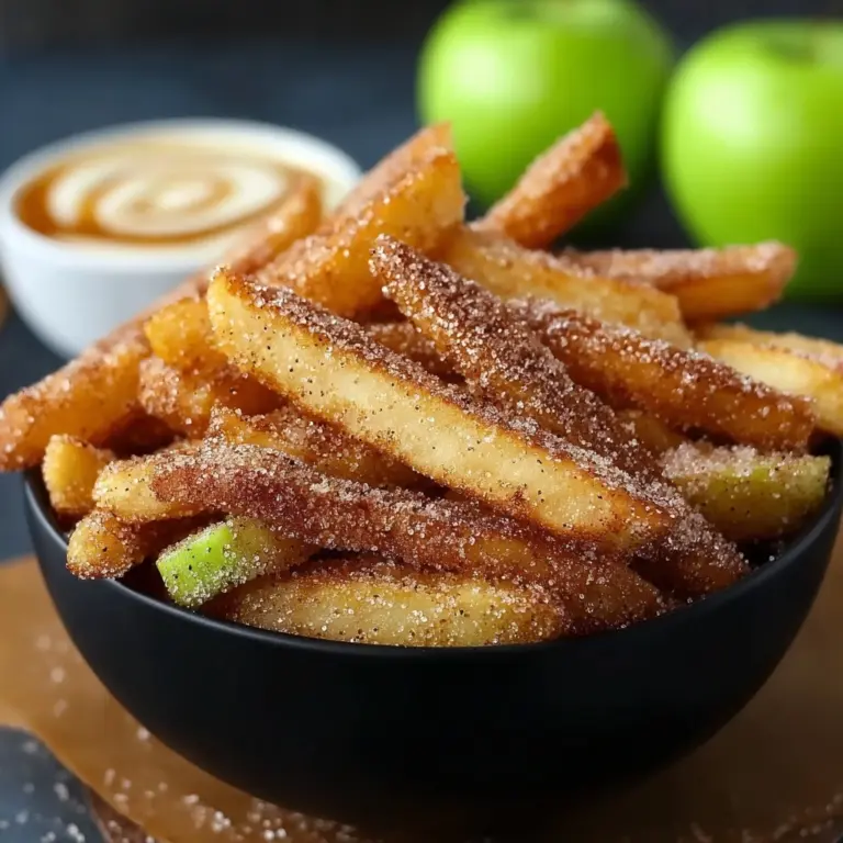 Crispy Air Fryer Apple Fries Recipe
