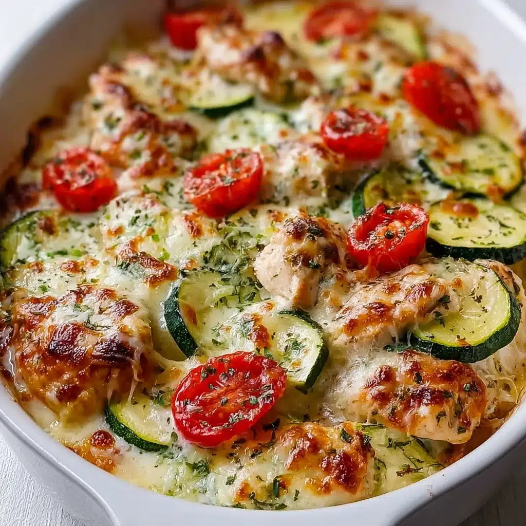 Best Mediterranean Chicken Zucchini Bake Recipe - Recipe Image