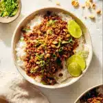 Ginger Lime Pork with Coconut Rice Recipe