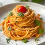 Roasted Tomato and Garlic Ricotta Pasta Recipe