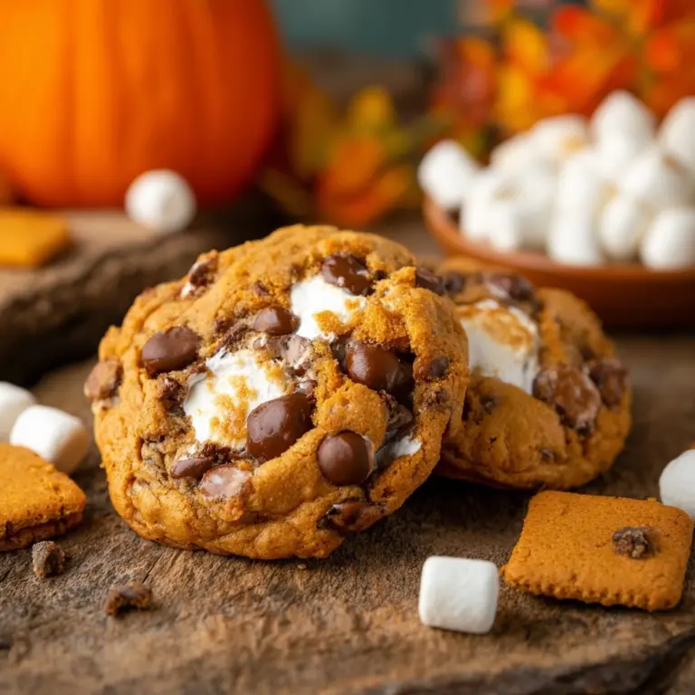 Pumpkin S’mores Cookies Recipe