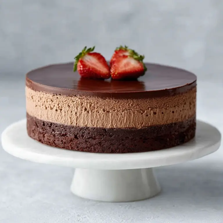 Easy Chocolate Mousse Cake Recipe