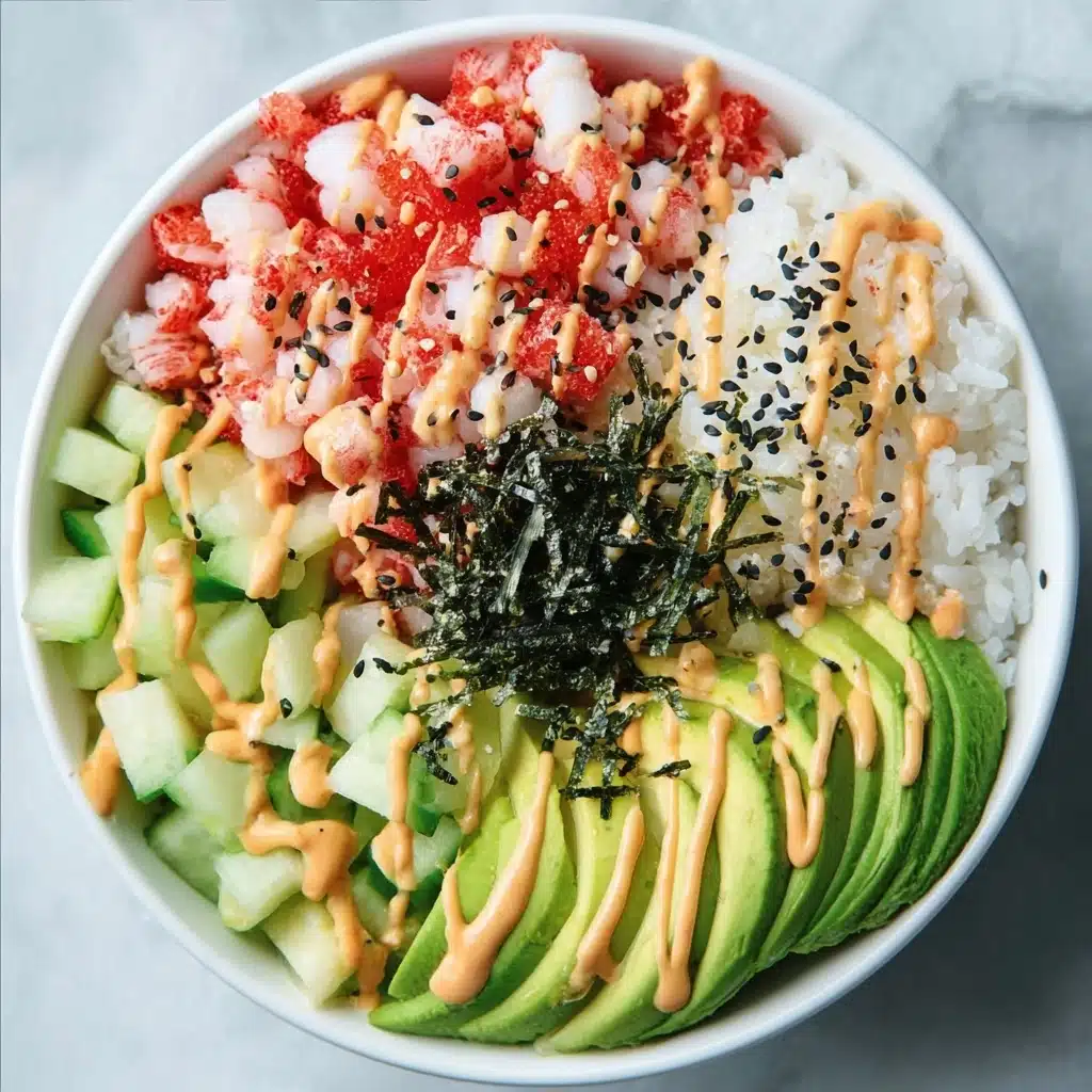 California Roll Sushi Bowls Recipe - Recipe Image