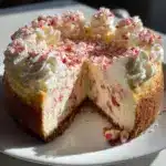 5-Star Candy Cane Cheesecake for a Magical Christmas Feast Recipe