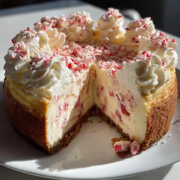 5-Star Candy Cane Cheesecake for a Magical Christmas Feast Recipe