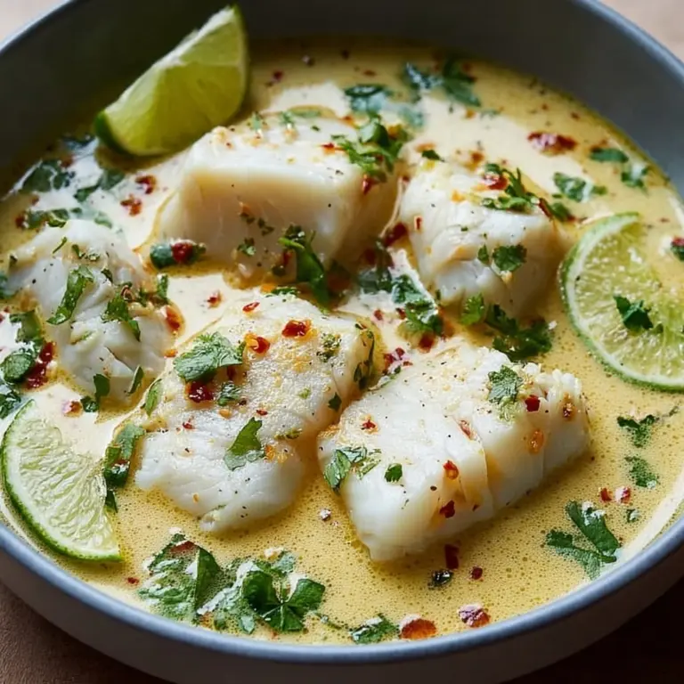 Coconut Lime Fish Soup Recipe