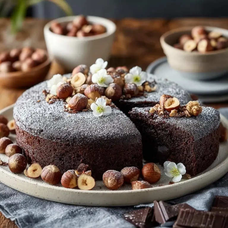 Easy Chocolate Hazelnut Cake Recipe