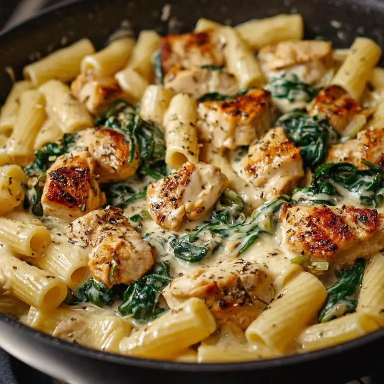 Healthy Garlic Parmesan Chicken Pasta Recipe