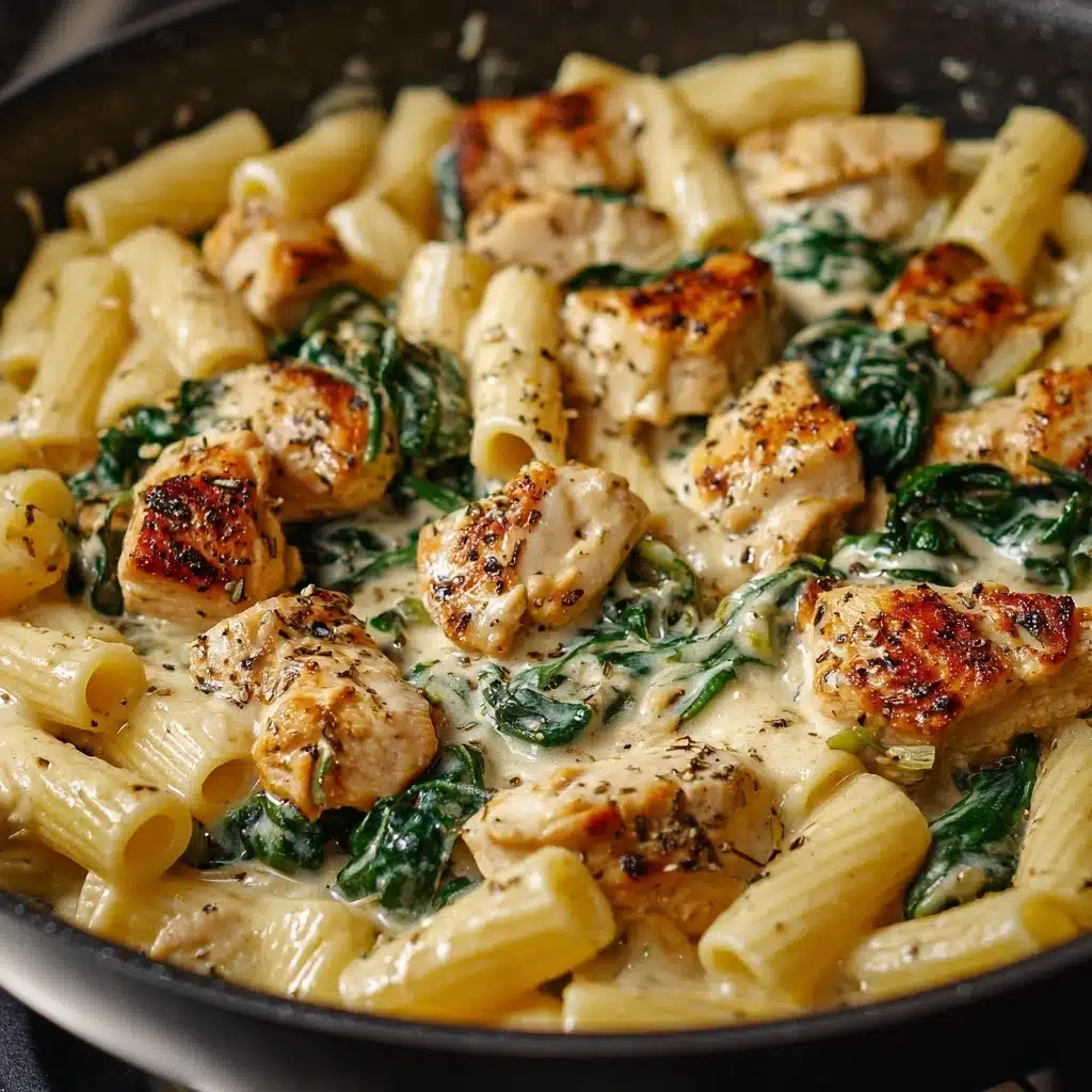 Healthy Garlic Parmesan Chicken Pasta Recipe - Recipe Image