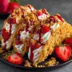 Strawberry Crunch Cheesecake Tacos Recipe