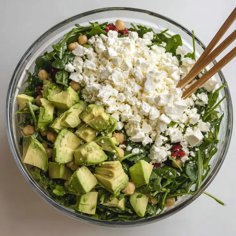 Chickpea Feta Avocado Salad Recipe