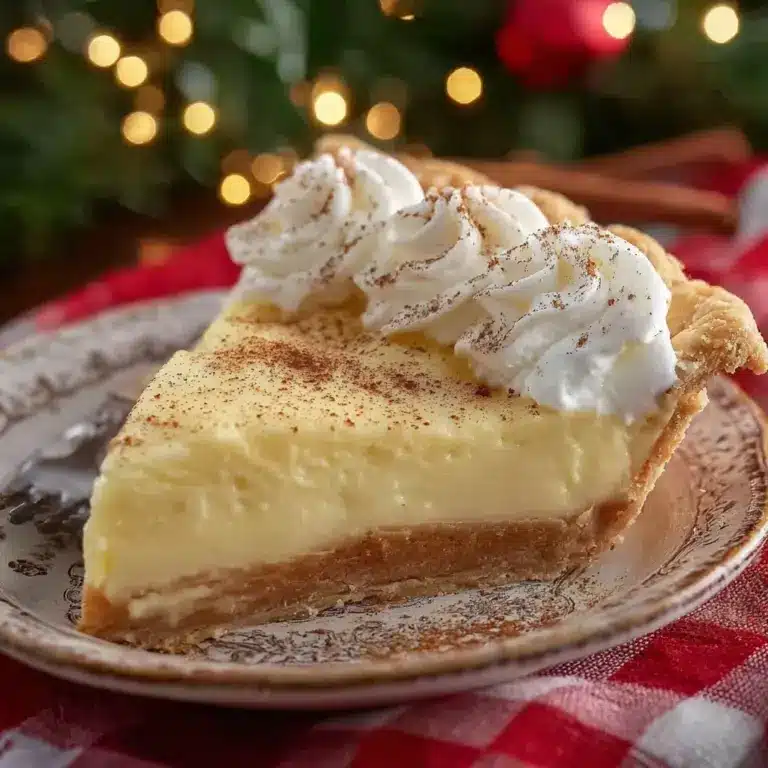 Eve Cinnamon-Vanilla Creamy Custard Pie Recipe