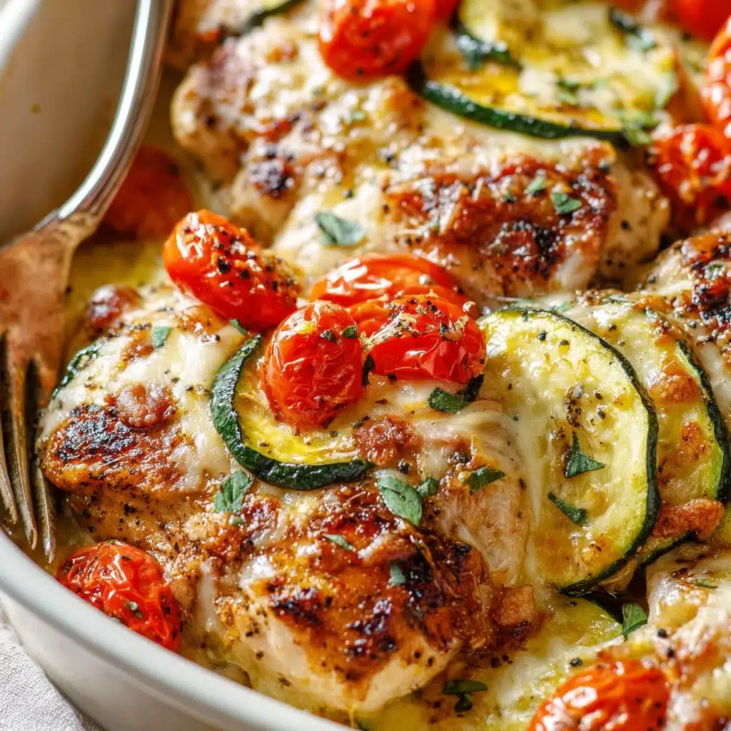 Best Mediterranean Chicken Zucchini Bake Recipe - Recipe Image