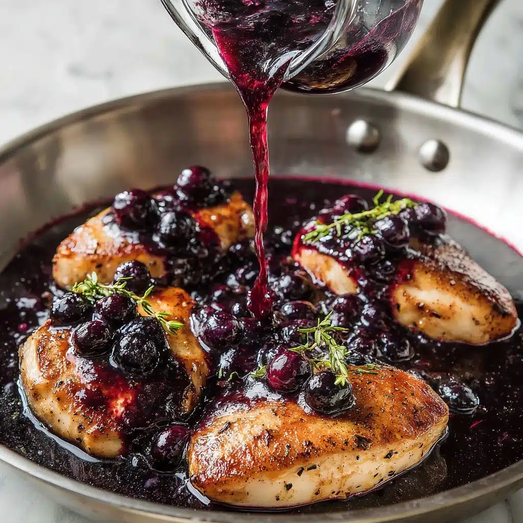 The Best Blueberry Thyme Chicken Recipe - Recipe Image