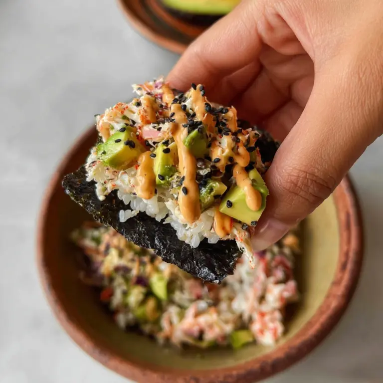 California Roll Sushi Bowls Recipe
